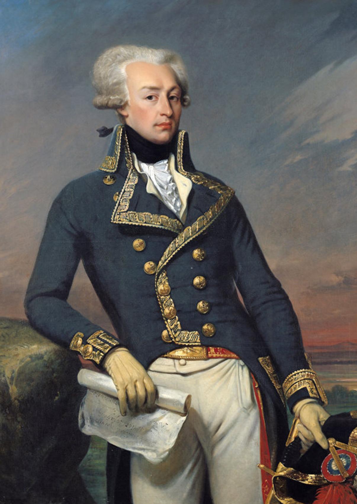 Marqués de Lafayette, militar y político de la Revolución Francesa