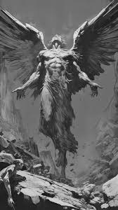 Apolión, el Ángel Destructor del Apocalipsis, ilustración simbólica