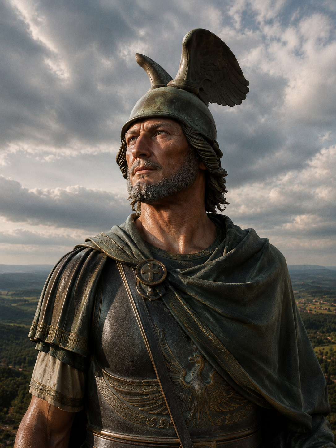 Arminio (Hermann), jefe de los queruscos