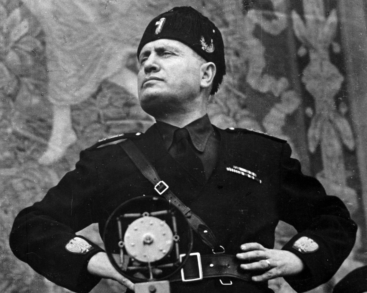 Benito Mussolini, dictador fascista italiano