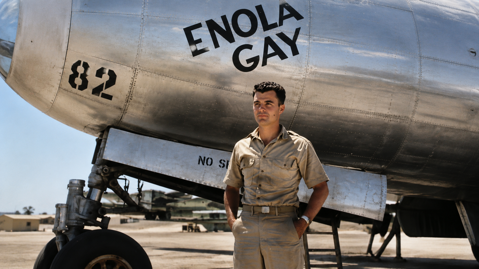 Bob Caron, artillero de cola del bombardero Enola Gay