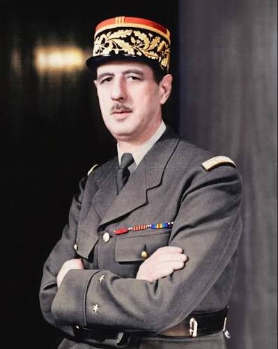 Charles de Gaulle, general y político francés, líder de la Francia Libre