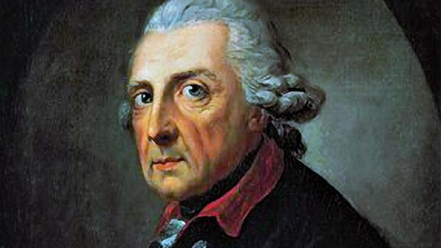 Federico II de Prusia, Federico el Grande, retrato de Anton Graff (1781)