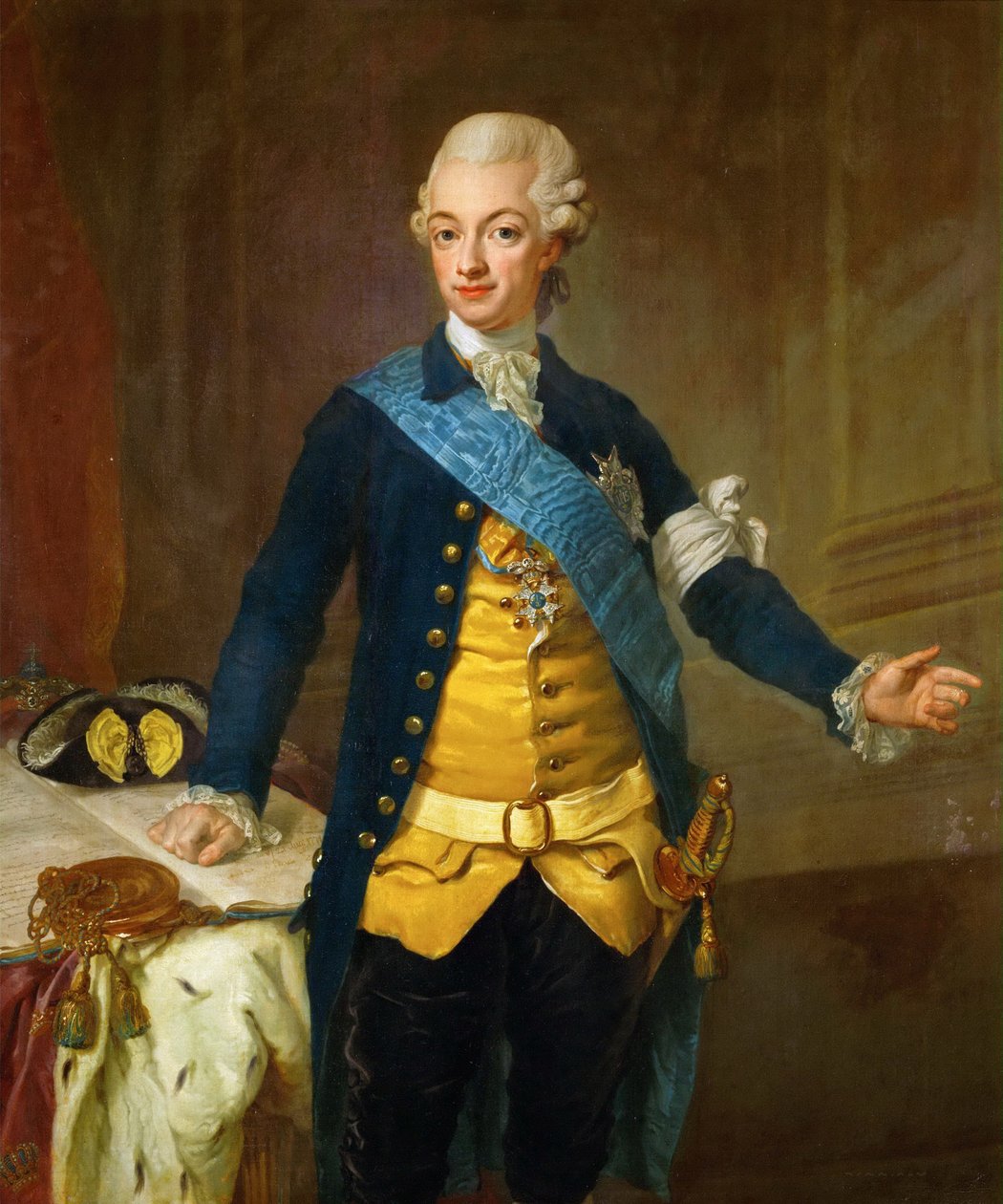 Gustavo III de Suecia, organizador junto a Axel de Fersen de la huida de Luis XVI