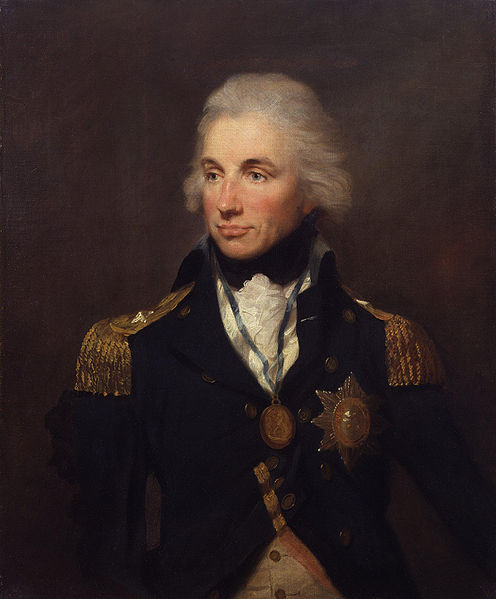 Almirante Horatio Nelson, vencedor de la Batalla del Nilo 1798