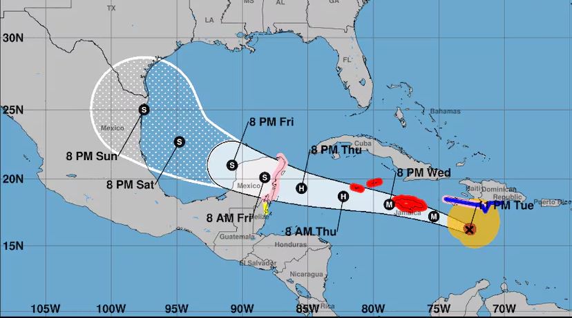  el huracán Beryl deja sentir sus efectos en Puerto Rico.