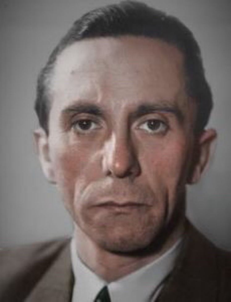 Joseph Goebbels, ministro de Propaganda del régimen nazi