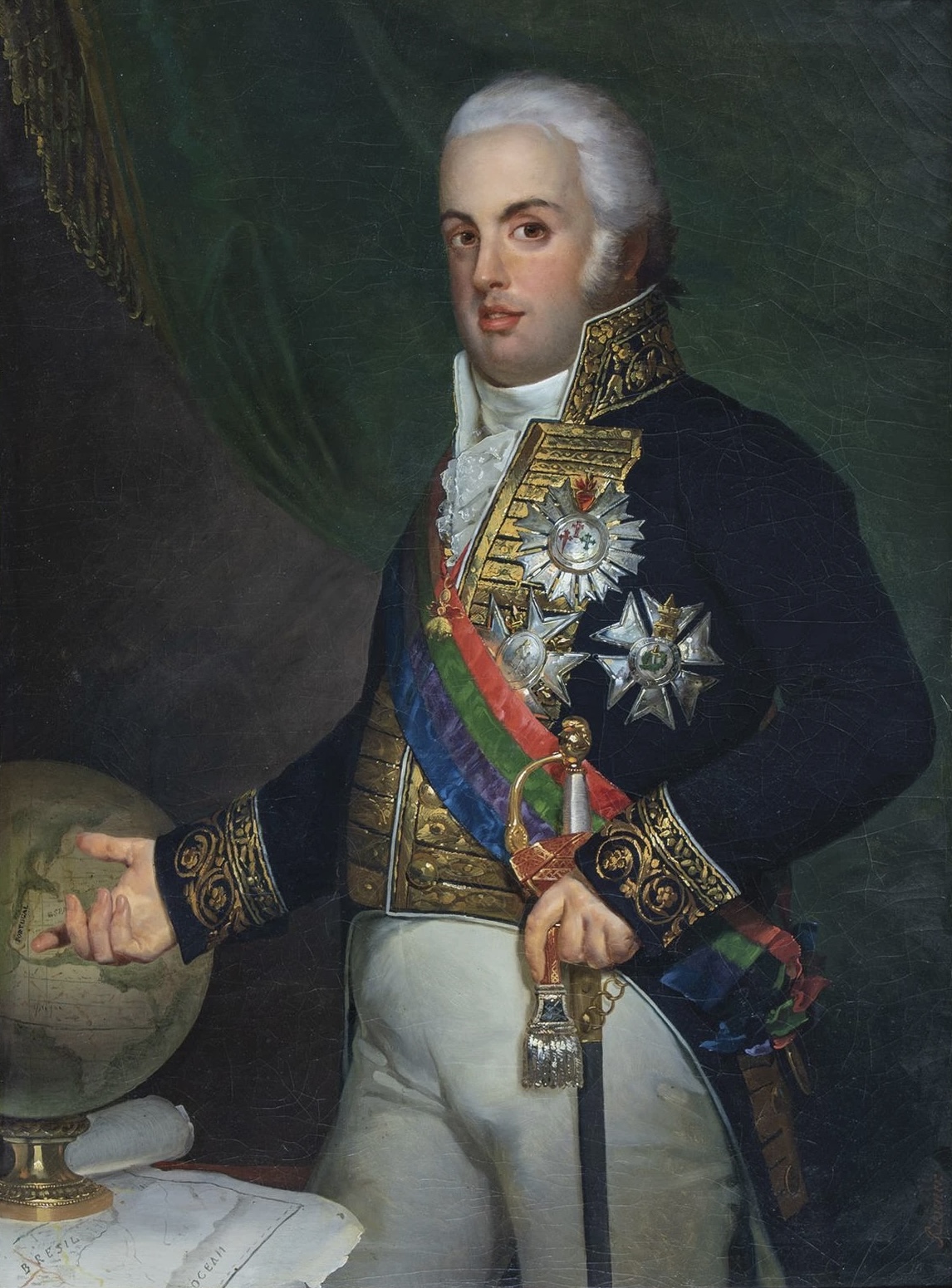 Juan VI de Portugal, trasladó la corte real a Brasil en 1808