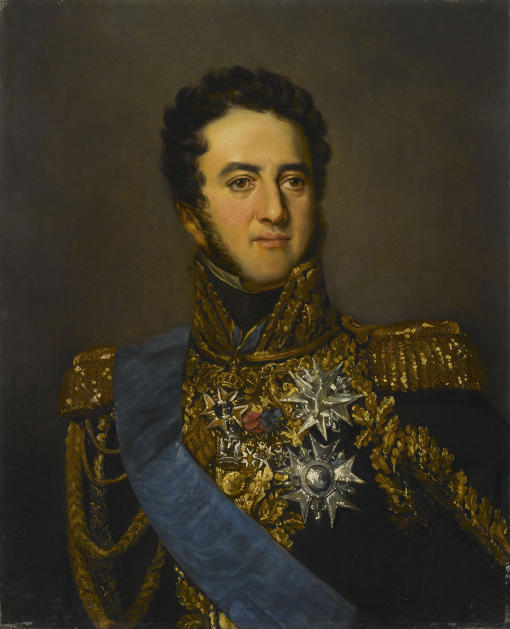 Mariscal Louis-Gabriel Suchet, conquistador de Sagunto en 1811, retrato del siglo XIX