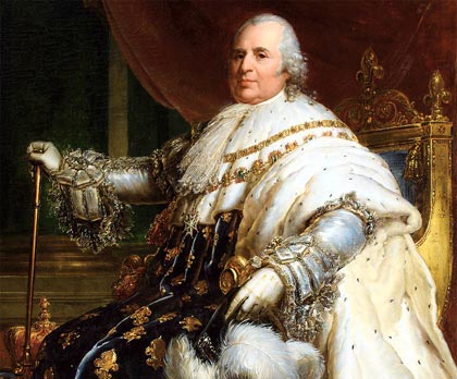 Luis XVIII de Francia, exiliado en el Reino Unido durante la Revolución Francesa