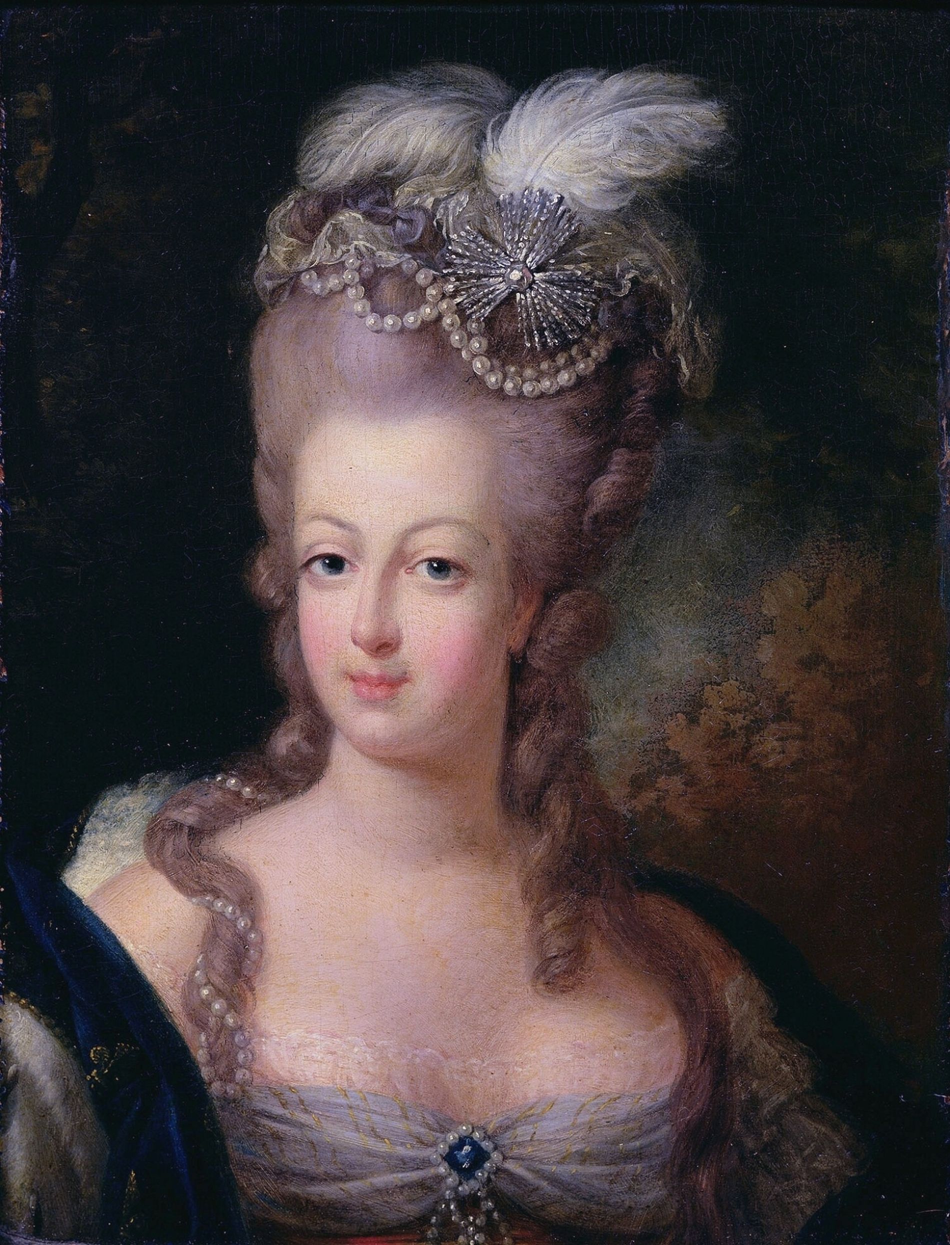 María Antonieta, reina de Francia, retrato de Élisabeth Vigée Le Brun (1783)