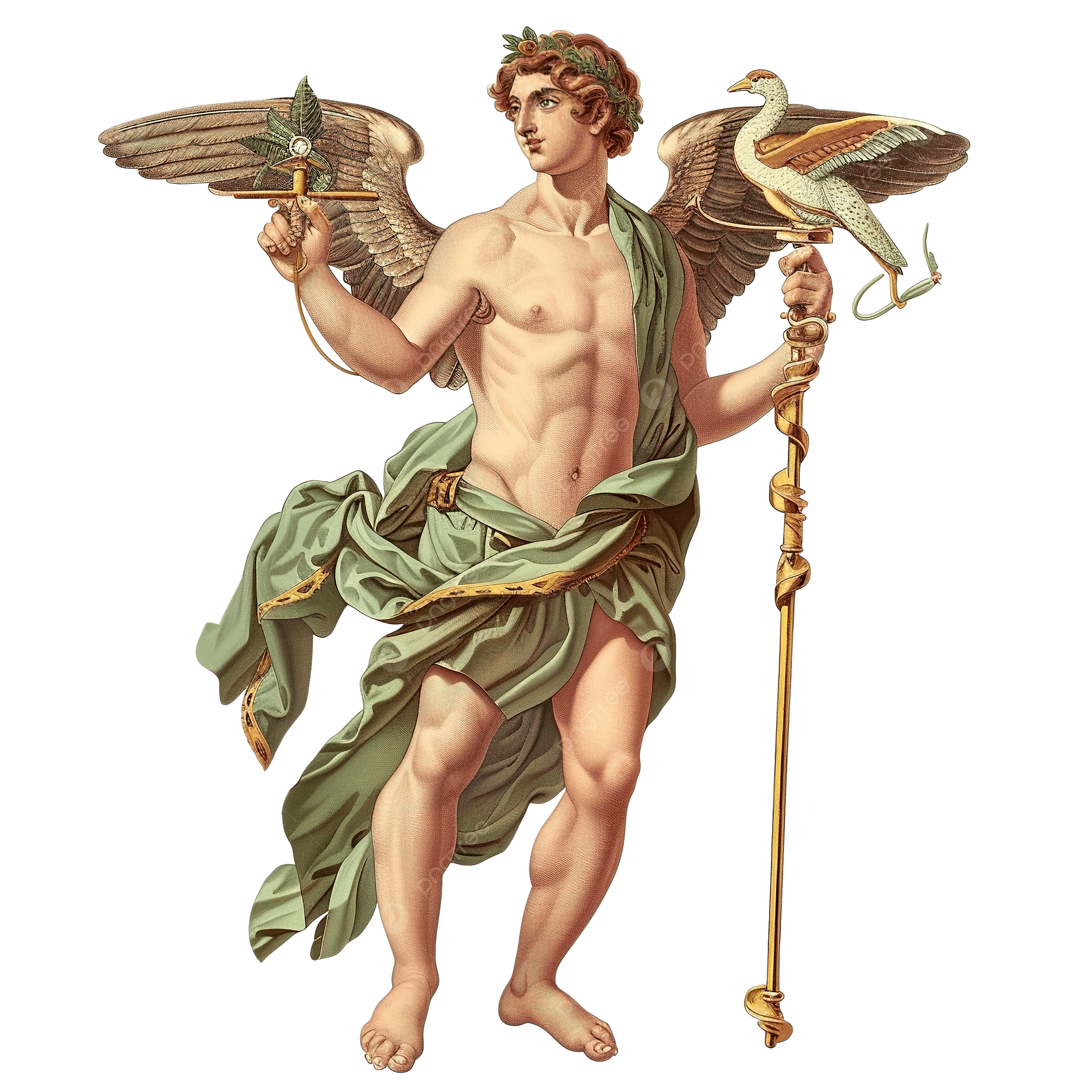 Mercurio, dios romano del comercio y de los viajeros