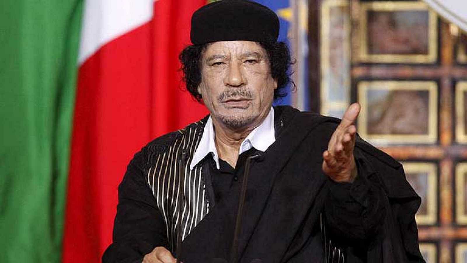 Muamar Gadafi, dirigente libio