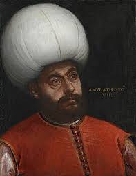 Mustafá III, sultán del Imperio Otomano, retrato conservado en el Palacio de Topkapi