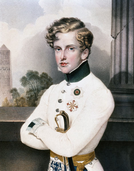 Napoleón II, hijo de Napoleón Bonaparte, retrato