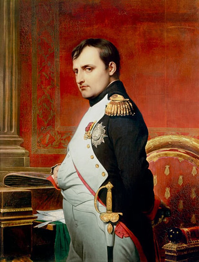 Napoleón Bonaparte, retrato de Jacques-Louis David (1812), Museo Nacional de Washington