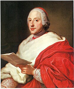 Papa Pío VI, retrato por Pompeo Batoni, Museo del Vaticano