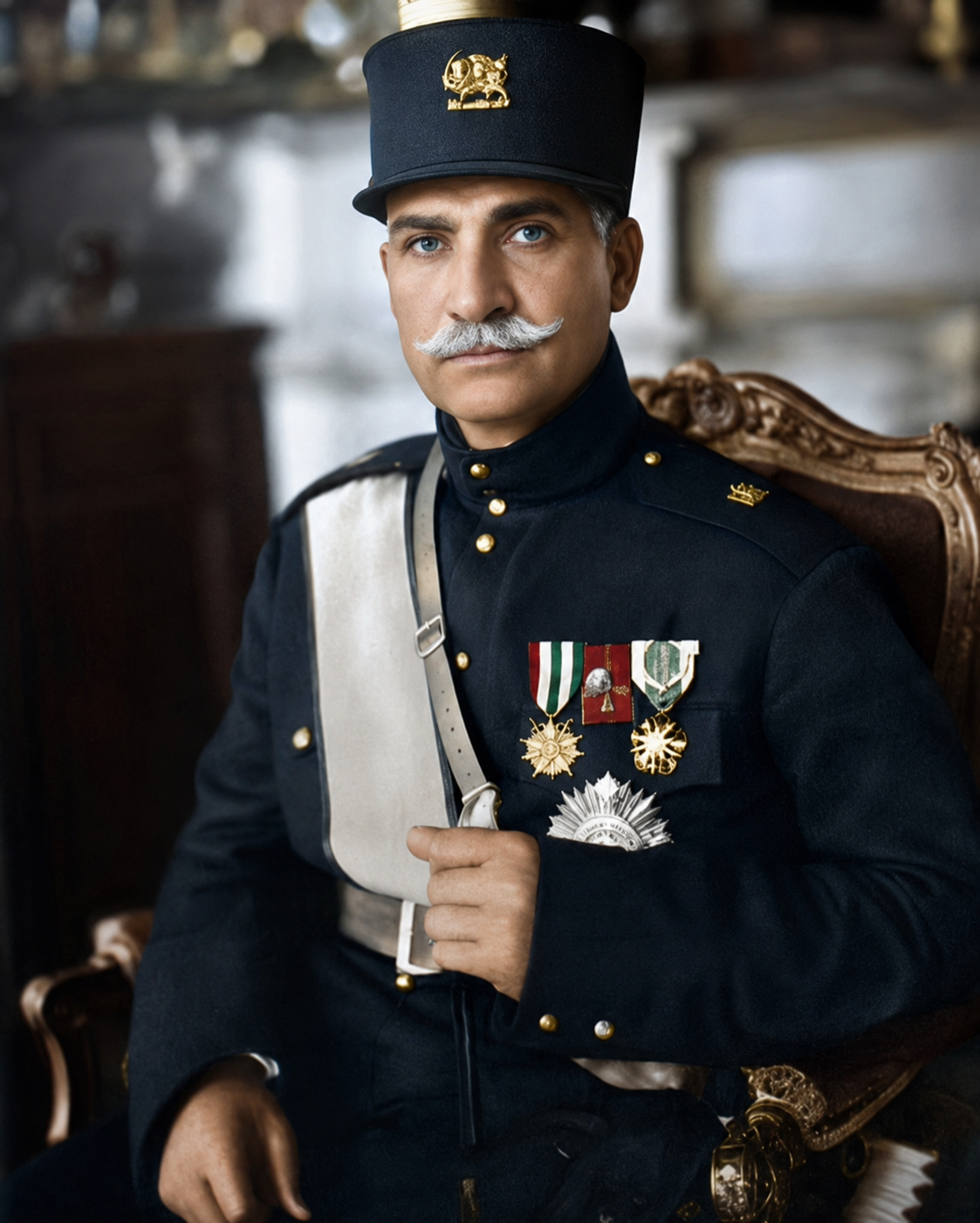 Reza Shah Pahlavi, padre de Mohammad Reza Pahlavi