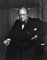Winston Churchill, primer ministro británico